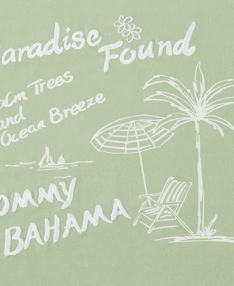 Tommy Bahama Home Paradise Found Cotton Decorative Pillow