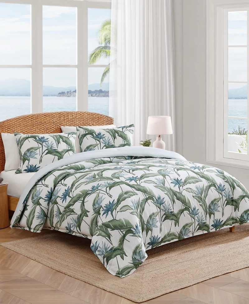 Tommy Bahama Home Birds of Paradise Cotton 3-Pc. Comforter Set, King