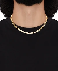 Lightweight Polished Mariner Link 18" Chain Necklace (5.5MM) in 14k Gold