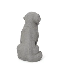 Streamdale Furniture Charming Puppy Garden Statue with Vintage Finish