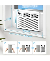 Cowsar 8000 Btu Window Air Conditioner for 350 Sq. Ft.