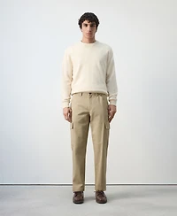 Mango Men's Cotton Cargo Pants
