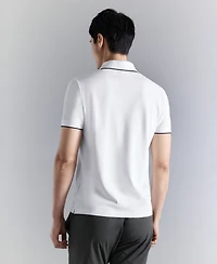 Mango Men's Comfort Stretch Pique Polo Shirt