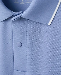 Mango Men's Comfort Stretch Pique Polo Shirt