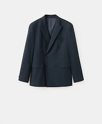 Mango Men's Monaco Double-Breasted Slim-Fit Suit Blazer