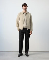 Mango Men's Suede Effect Jacket