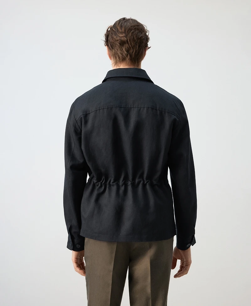 Mango Men's Ruched-Back Lyocell Jacket