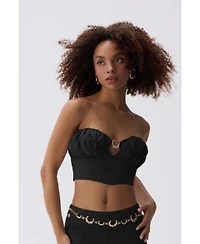 Luna B Veronica Strapless Accessory Top