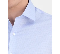 Tommy Hilfiger Men's Geometric Pattern Dress Shirt