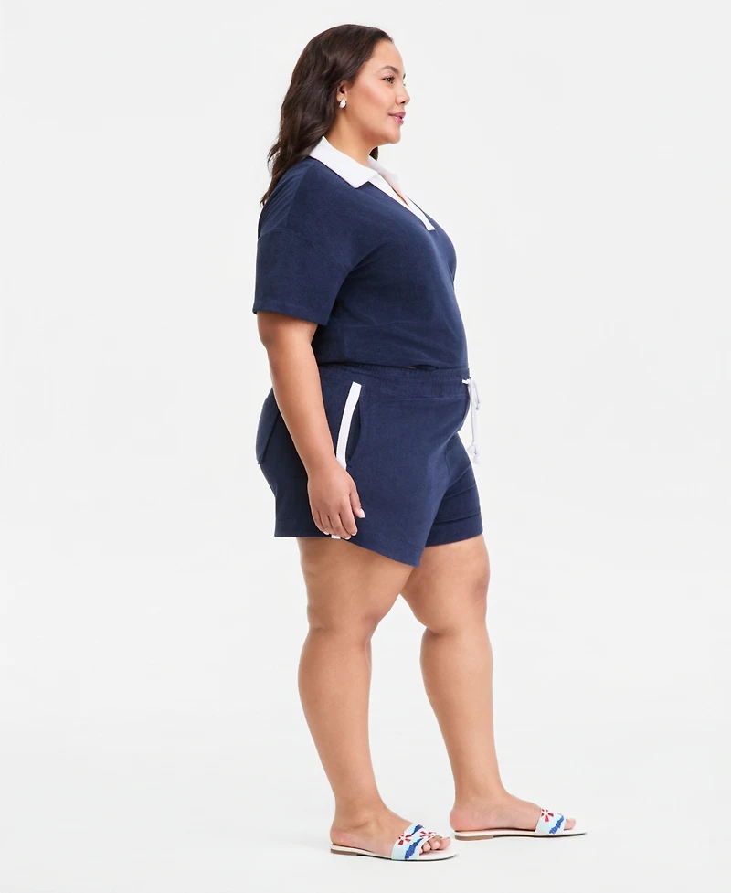 On 34th Trendy Plus Drawstring Shorts, Macy's Exclusive