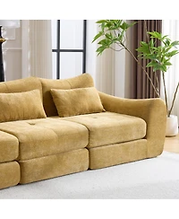 Streamdale Furniture Modular Cloud Sofa, Convertible Folding Sofa Bed, Sectional Cushioned Sofa