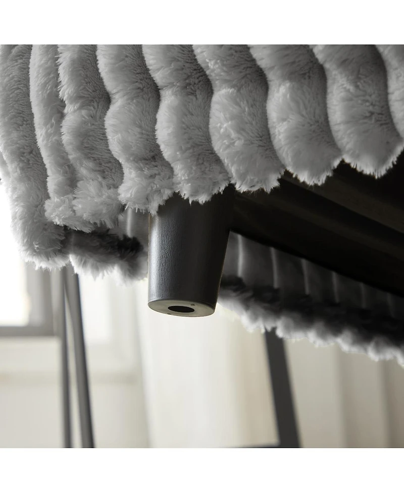 Streamdale Furniture Plush Corduroy Ottoman.