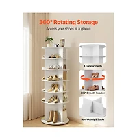 Slickblue 6-Tier Rotating Shoe Rack 360° Spinning Carousel