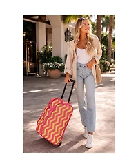 World Traveler Chevron 21-inch Carry-On Shoulder Duffel Bag