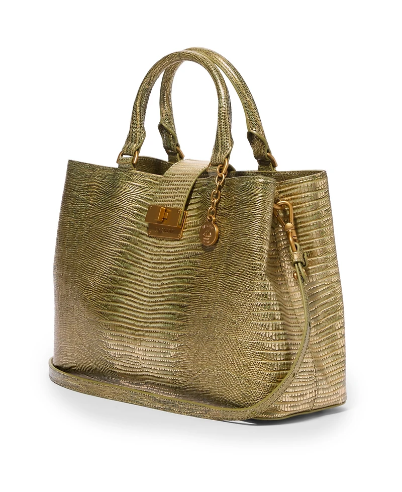 Brahmin Denise Bachata Medium Leather Satchel Bag
