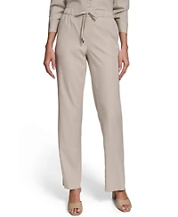 Calvin Klein Petite Pull-On Straight-Leg Pants