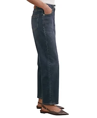 Reiss Women's Mid-Rise Straight-Leg Jeans