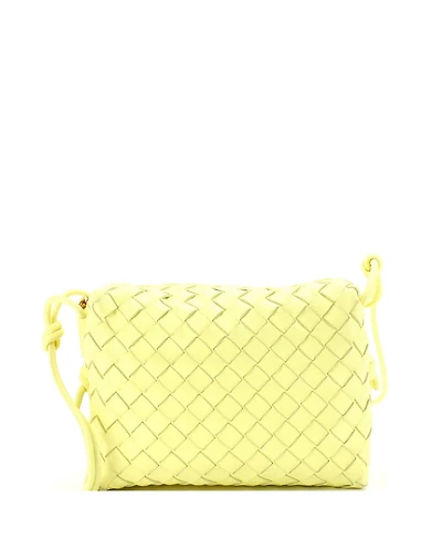 Pre-Owned Bottega Veneta Small Loop Crossbody Bag Intrecciato Nappa