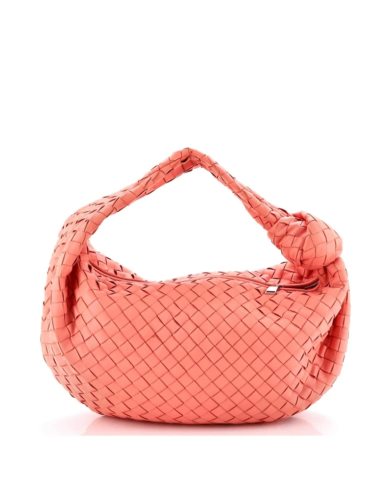 Pre-Owned Bottega Veneta Medium Bv Jodie Hobo Intrecciato Nappa