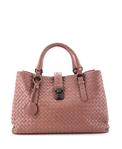 Pre-Owned Bottega Veneta Medium Roma Bag Intrecciato Nappa