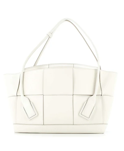 Pre-Owned Bottega Veneta Large Arco Bag Maxi Intrecciato Leather