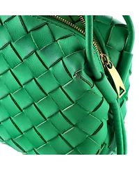 Pre-Owned Bottega Veneta Small Loop Crossbody Bag Intrecciato Nappa