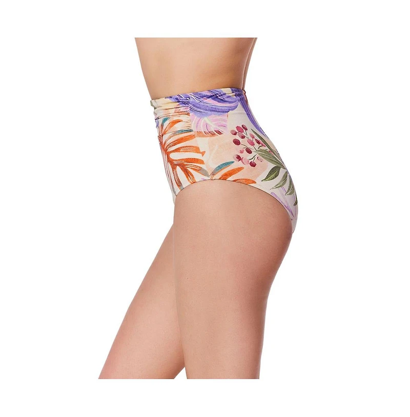 Gottex Women's Cherry Blossom Shirred High Waist Swim Bottom