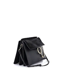 Pre-Owned Chloe Medium Faye Shoulder Bag Leather
