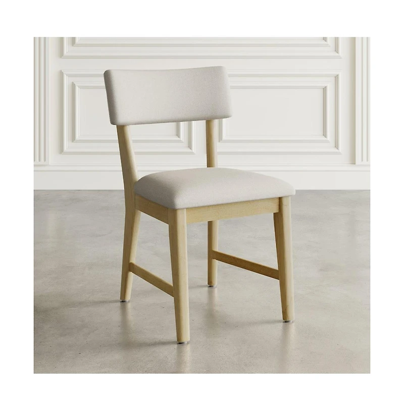 Jofran Beck Contemporary Upholstered Split Back Dining Chair (Set of 2