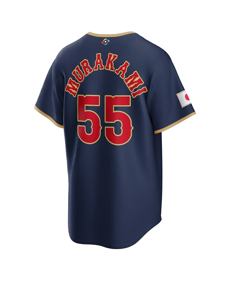 Nike Men's Munetaka Murakami Navy Japan Baseball 2026 World Baseball Classic Road Stadium Jersey