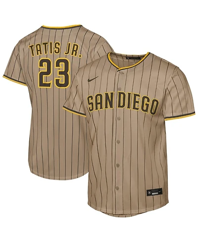 Nike Big Boys and Girls Fernando Tatis Jr. Khaki San Diego Padres Alternate Replica Jersey