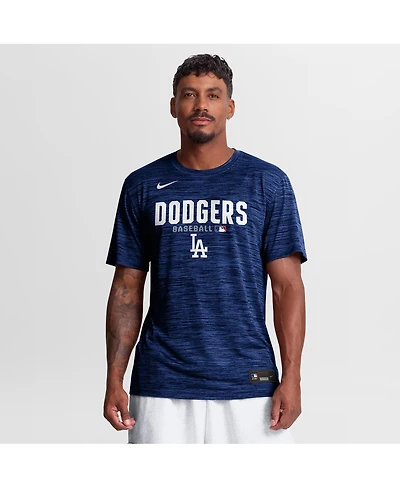 Nike Men's Royal Los Angeles Dodgers Authentic Collection Velocity Dri-fit T-Shirt