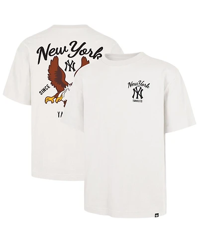 '47 Brand Men's Cream New York Yankees Souvenir Eagle Foundation T-Shirt