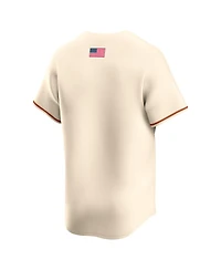 Nike Men's Cream Texas Longhorns Alternate Limited Baseball Jersey