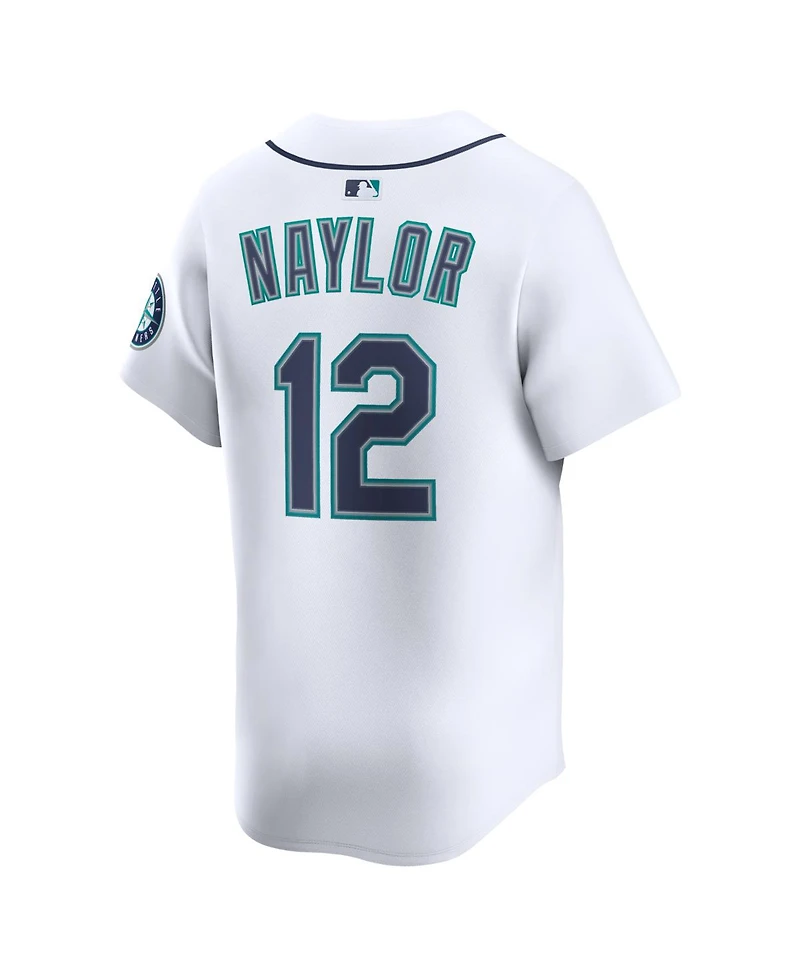 Nike Men's Josh Naylor White Seattle Mariners Home Limited Jersey