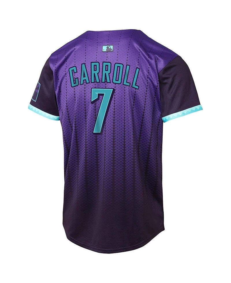 Nike Big Boys and Girls Corbin Carroll Purple Arizona Diamondbacks 2025 City Connect Limited Player Jersey