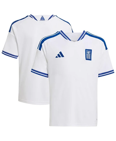 Adidas Big Boys and Girls White Greece National Team Fifa x World Cup 2026 Replica Jersey