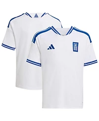 Adidas Big Boys and Girls White Greece National Team Fifa x World Cup 2026 Replica Jersey