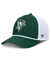 Fanatics Men's Green/White Pittsburgh Penguins Bermuda A-Frame Adjustable Hat