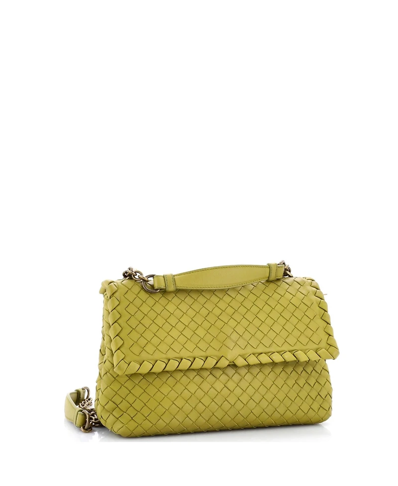 Pre-Owned Bottega Veneta Small Olimpia Crossbody Bag Intrecciato Nappa