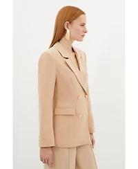 Karen Millen Women's Tailored Doubled Breasted Blazer