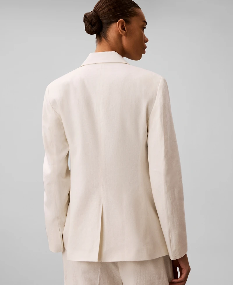 Calvin Klein Women's Classic Fit Long-Sleeve Blazer