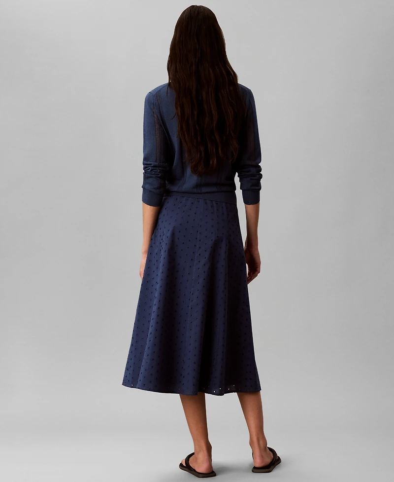 Calvin Klein Women's Classic Fit Pull-On Midi Skirt