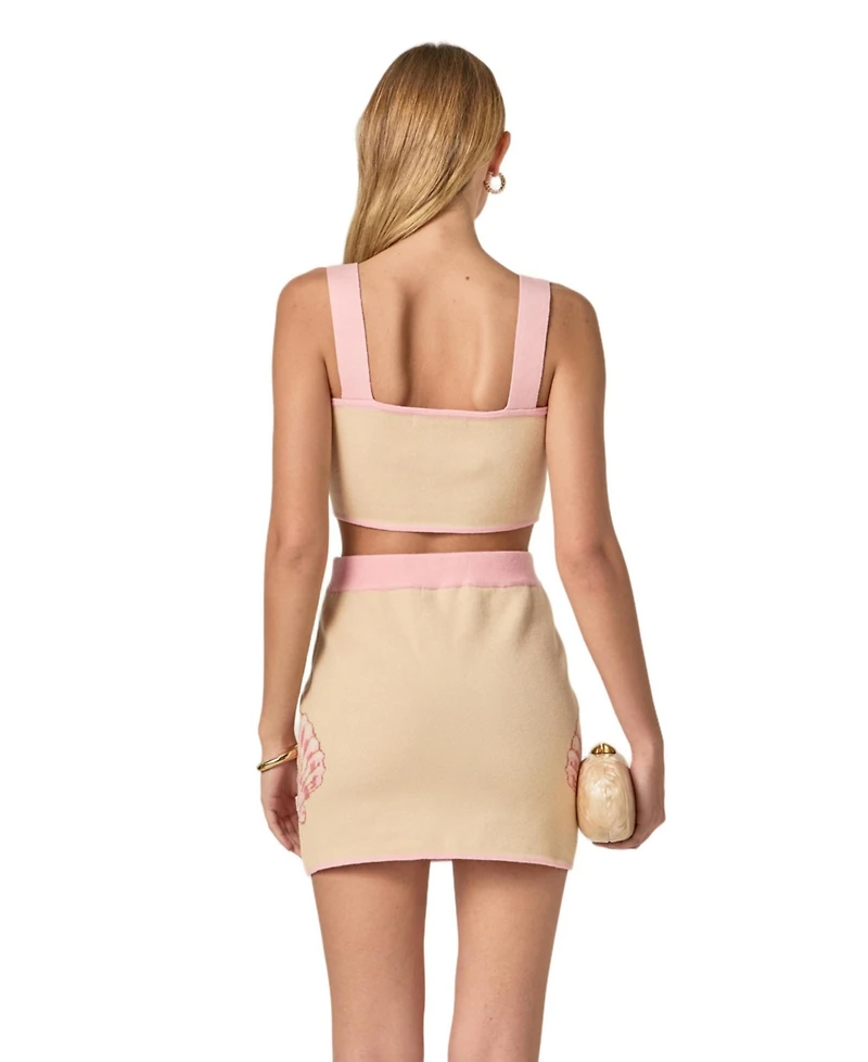 English Factory Women's Sea Shell Sleeveless Knit Top