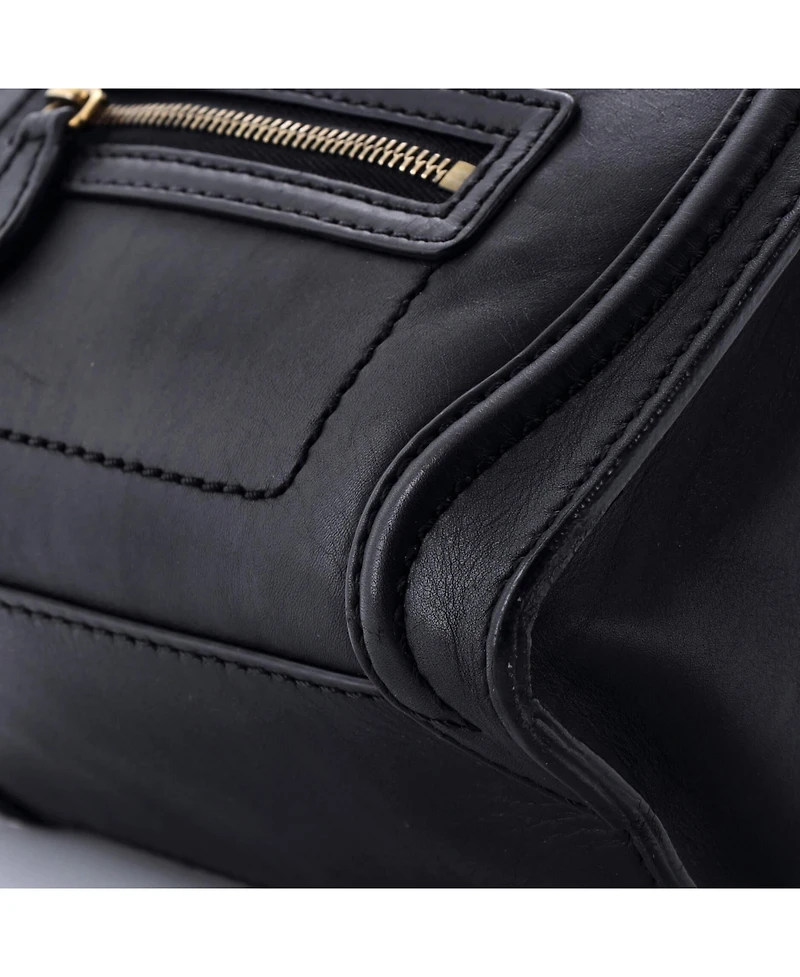 Pre-Owned Celine Nano Luggage Bag Smooth Leather