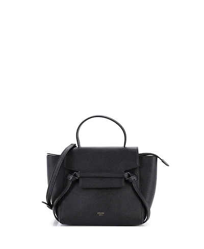 Pre-Owned Celine Nano Belt Bag Textured Leather