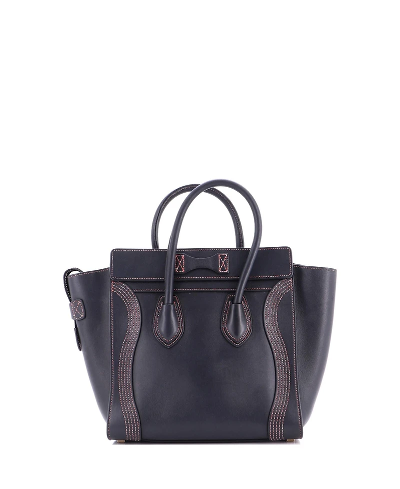 Pre-Owned Celine Micro Luggage Bag Smooth Leather