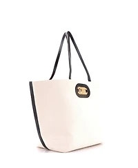 Pre-Owned Celine Cabas Maillon Triomphe Bag Canvas