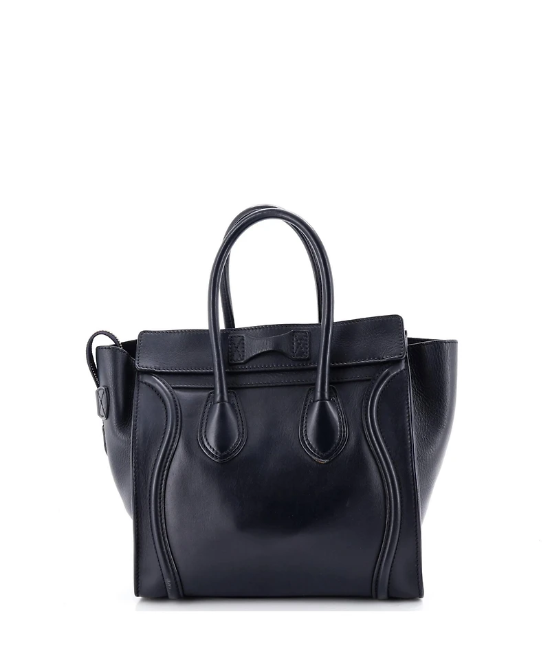 Pre-Owned Celine Micro Luggage Bag Grainy Leather