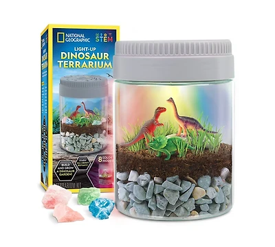 National Geographic Light-Up Dinosaur Terrarium Kit